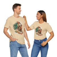 Maya Elder Warrior Watercolor Portrait Unisex T-Shirt