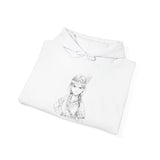 Brave Inca Girl Ink Warrior Portrait Unisex Hoodie