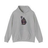 Cyber Temple Techno Priest Pixel Art Unisex Hoodie