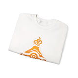 Tribal Volcano Spiral Smoke Glyph Style Unisex Sweatshirt