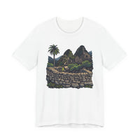 Andean Cliffside Inca Citadel Graphic Unisex T-Shirt