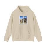 Funny Llama at the Window with Machu Picchu View Unisex Hoodie