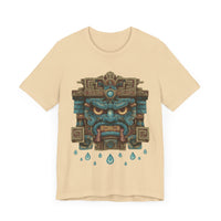 Tlaloc Rain God Stone Face Glyph Unisex T-Shirt