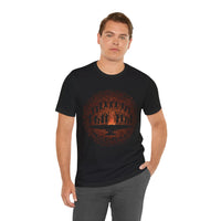 Tribal Ceremony Around Sacred Fire Glyph Style Unisex T-Shirt