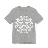 Andean Dual God Symmetry Tribal Glyph Style Unisex T-Shirt