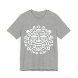 Andean Dual God Symmetry Tribal Glyph Style Unisex T-Shirt