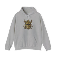 Aztec Golden Feather Headdress Mask Unisex Hoodie
