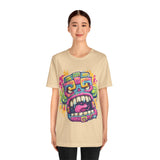 Graffiti Mayan Skull Cartoon Style Unisex T-Shirt