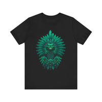 Quetzalcoatl Feathered Serpent God Dark Portrait Unisex T-Shirt