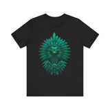 Quetzalcoatl Feathered Serpent God Dark Portrait Unisex T-Shirt