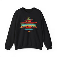 Sacred Geometric Textile Pattern Illustration Unisex Sweatshirt