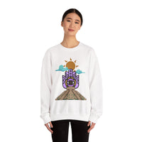 Eye of the Sun Pyramid Illustration Unisex Sweatshirt