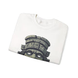 Mayan Sacred Head Stone Unisex Sweatshirt