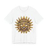 Pixel Art Inca Sun God 8-Bit Retro Style Unisex T-Shirt