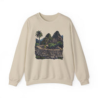 Andean Cliffside Inca Citadel Graphic Unisex Sweatshirt