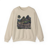 Andean Cliffside Inca Citadel Graphic Unisex Sweatshirt