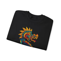 Aztec Serpent God Quetzalcoatl Modern Tribal Style Unisex Sweatshirt
