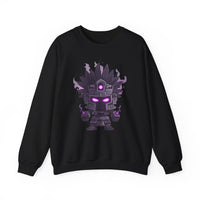 Aztec Shadow Warrior God with Glowing Eyes Unisex Sweatshirt