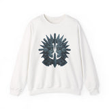 Aztec Warrior Duel Obsidian Glyph Style Unisex Sweatshirt