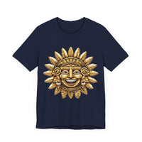 Pixel Art Inca Sun God 8-Bit Retro Style Unisex T-Shirt