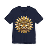 Pixel Art Inca Sun God 8-Bit Retro Style Unisex T-Shirt