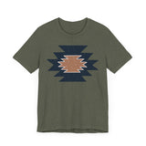 Minimal Southwest Tribal Rug Pattern Illustration Unisex T-Shirt