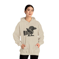 Aztec Bold Bird Illustration Unisex Hoodie