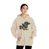 Aztec Bold Bird Illustration Unisex Hoodie