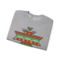 Sacred Geometric Textile Pattern Illustration Unisex Sweatshirt