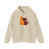 Maya Culture Profile Portrait Unisex Hoodie