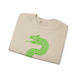 Jade Snake Spiral Unisex Sweatshirt