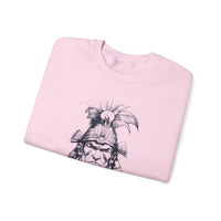 Fierce Inca Warrior Ink Illustration Unisex Sweatshirt