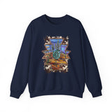 Aztec Turquoise Cactus Desert Landscape Unisex Sweatshirt