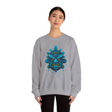 Tlaloc Rain God Tribal Glyph Style Unisex Sweatshirt