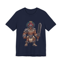 Obsidian Blade Fighter Pixel Art Unisex T-Shirt