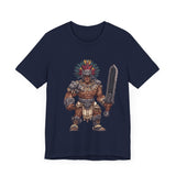 Obsidian Blade Fighter Pixel Art Unisex T-Shirt