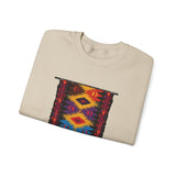 Indigenous Andean Geometric Textile Pattern Unisex Sweatshirt