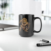 Jaguar Champion Pixel Sprite Black Mug