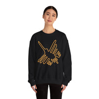 Nazca Lines Style Bird Unisex Sweatshirt