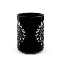 Sacred Tribal Chief Emblem Illustration Black Mug