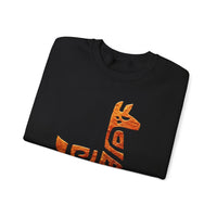 Inca Llama Rock Carving Style Unisex Sweatshirt