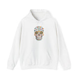 Neon Circuit Aztec Skull Cartoon Style Unisex Hoodie