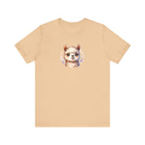 Inca Andean Llama Baby Face Illustration Unisex T-Shirt