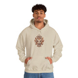 Ah Puch Mayan Skull Crown Glyph Style Unisex Hoodie
