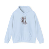 Aztec Warrior Woman Jaguar Spirit Sketch Unisex Hoodie