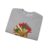 Aztec Warrior Head Illustration Unisex Sweatshirt