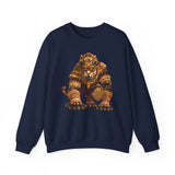 Pixel Art Mayan Jaguar Warrior Unisex Sweatshirt