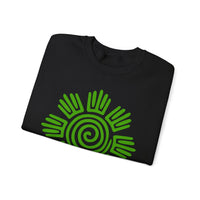 Aztec Plant Spiral Symbol Unisex Sweatshirt