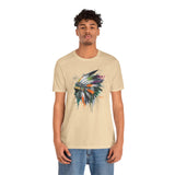 Urban Feather Headdress Graffiti Unisex T-Shirt