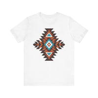 Boho Aztec Geometric Totem Pattern Illustration Unisex T-Shirt